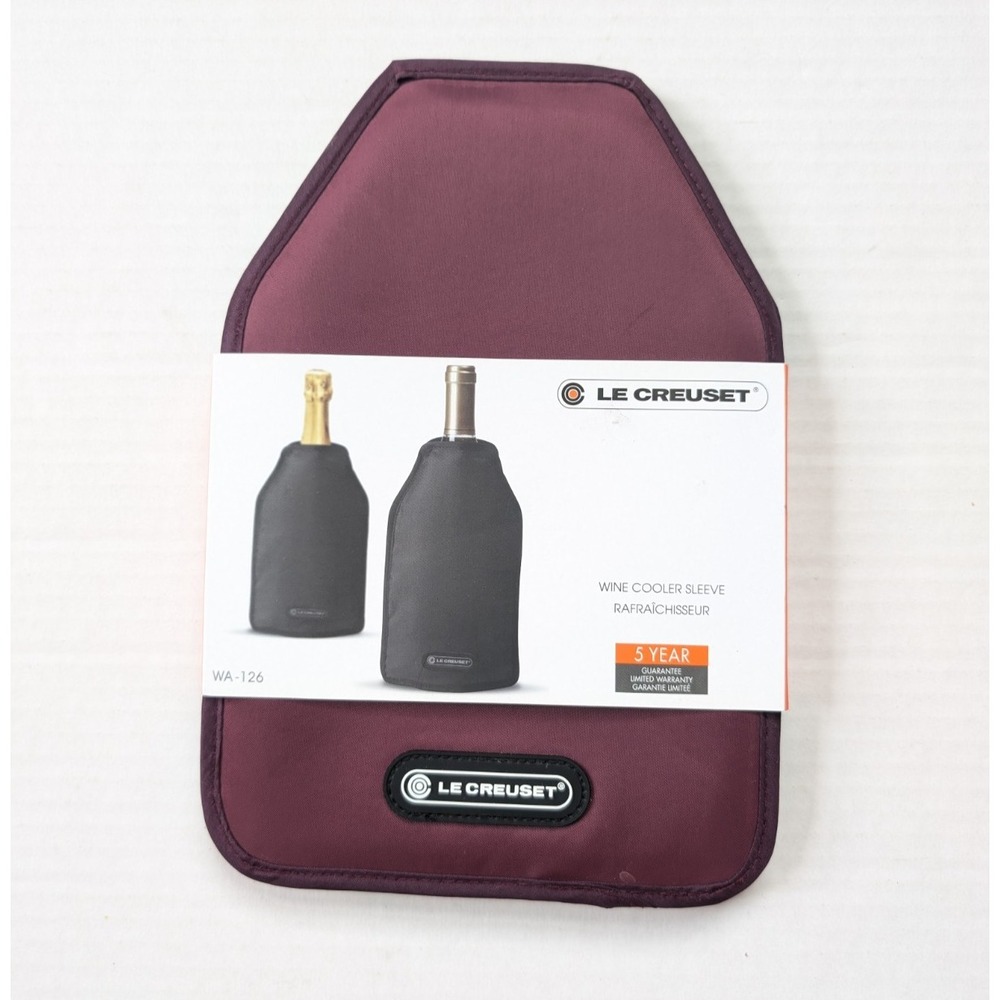 Le Creuset Wine Cooler Sleeve Burgundy WA-126